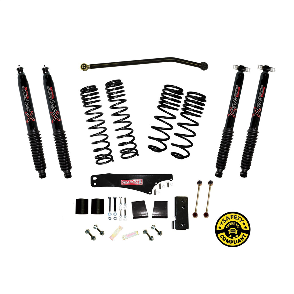 Skyjacker JK35BPBLT Suspension Lift Kit w/Shock Fits 07-18 Wrangler (JK)