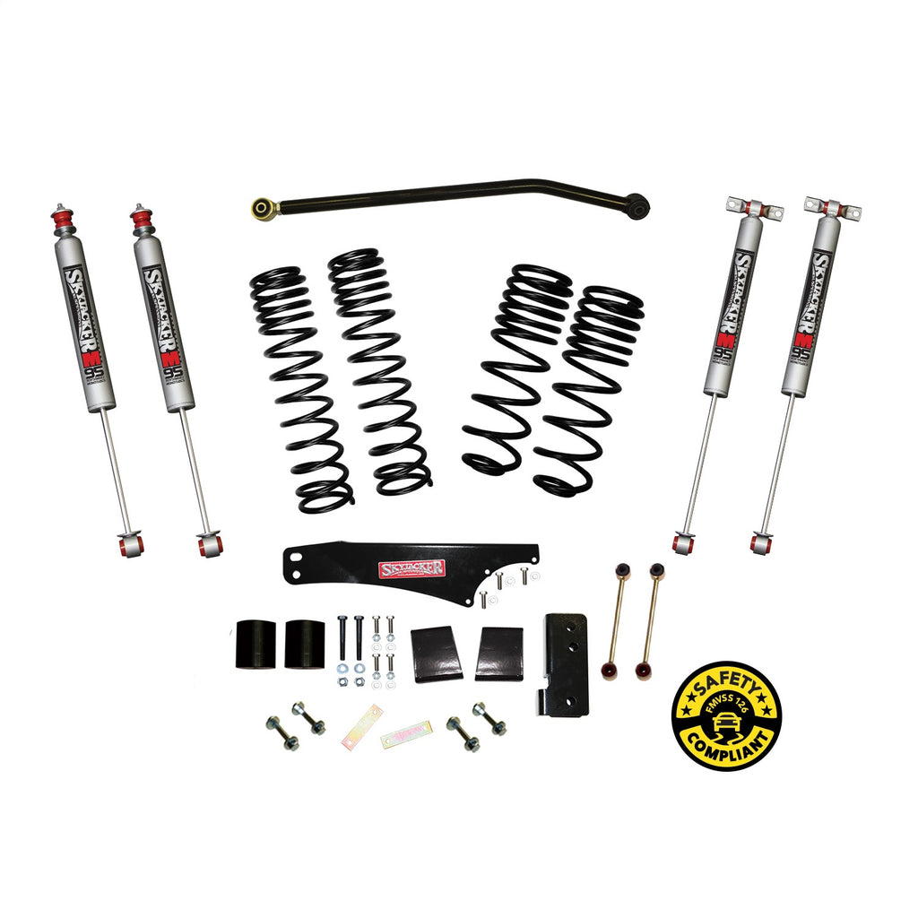 Skyjacker JK35BPMLT Suspension Lift Kit w/Shock Fits 07-18 Wrangler (JK)