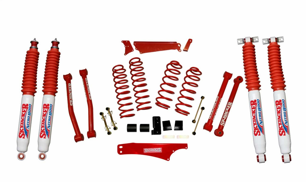 Skyjacker JK401KCR-N Suspension Lift Kit w/Shock Fits 07-18 Wrangler (JK)
