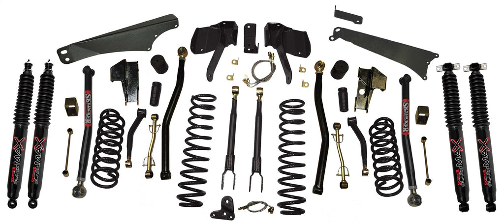 Skyjacker JK40LAK-SX-B Long Arm Suspension Lift Kit w/ Shocks Fits Wrangler (JK)