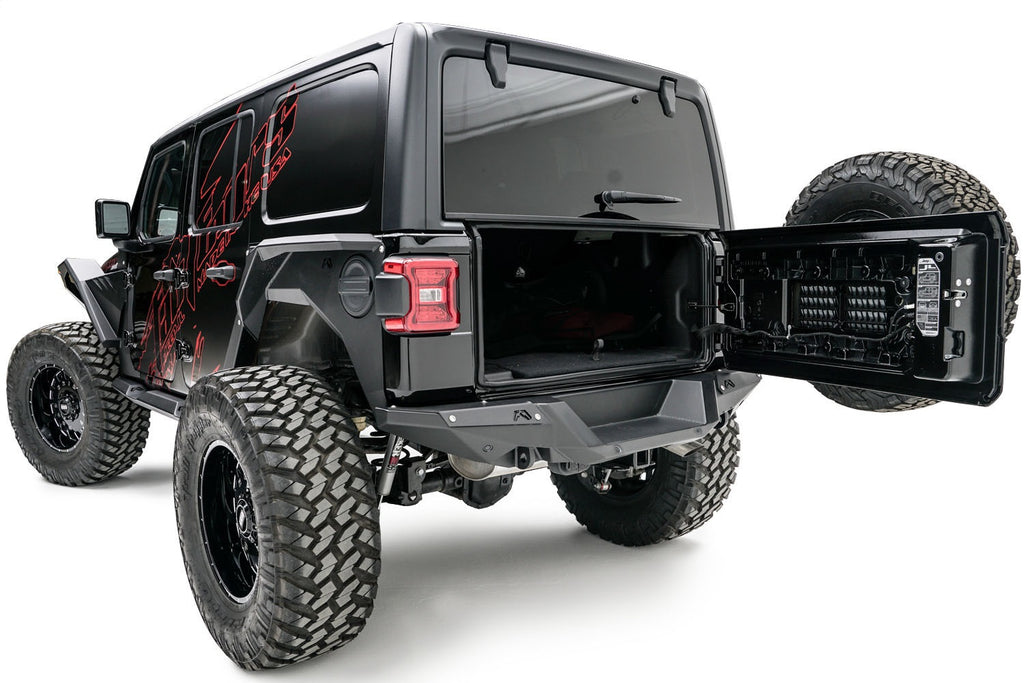 Fab Fours JL18-Y1851-1 Heavy Duty Rear Bumper Fits 18-24 Wrangler (JL)