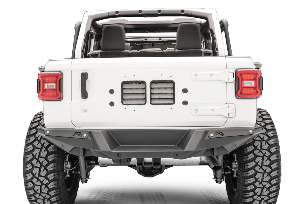 Fab Fours JL18-Y1851-B Heavy Duty Rear Bumper Fits 18-24 Wrangler (JL)