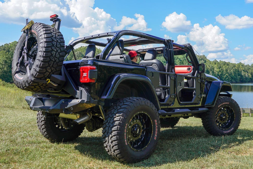 Fab Fours JL2070-1 Spare Tire Carrier Fits 18-24 Wrangler (JL)
