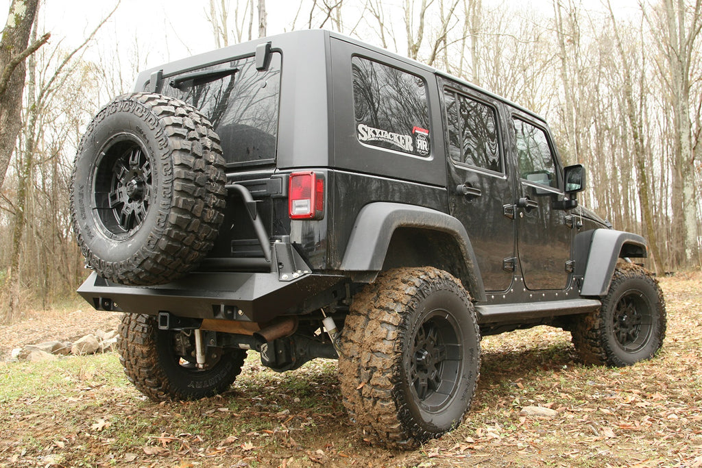 Fab Fours JP-Y1251T-B Spare Tire Carrier Fits 97-18 Wrangler (JK) Wrangler (TJ)