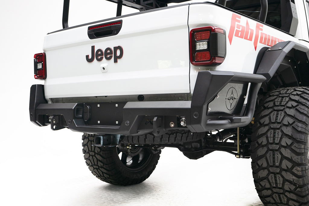 Fab Fours JT20-Y1950-B Rear Bumper Fits 20-24 Gladiator Pickup Gladiator