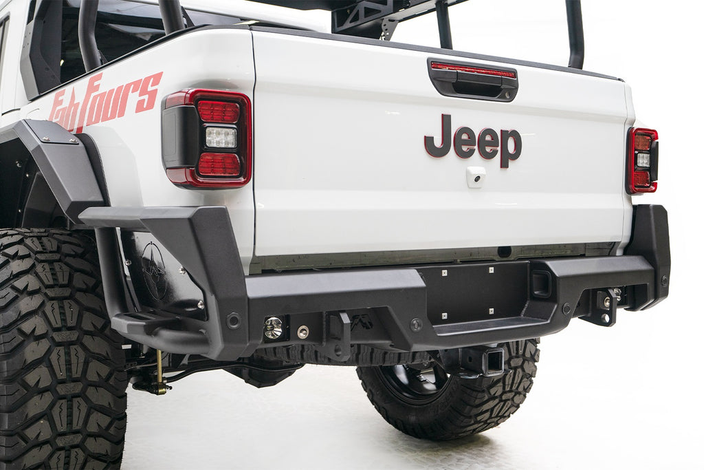 Fab Fours JT20-Y1950-B Rear Bumper Fits 20-24 Gladiator Pickup Gladiator