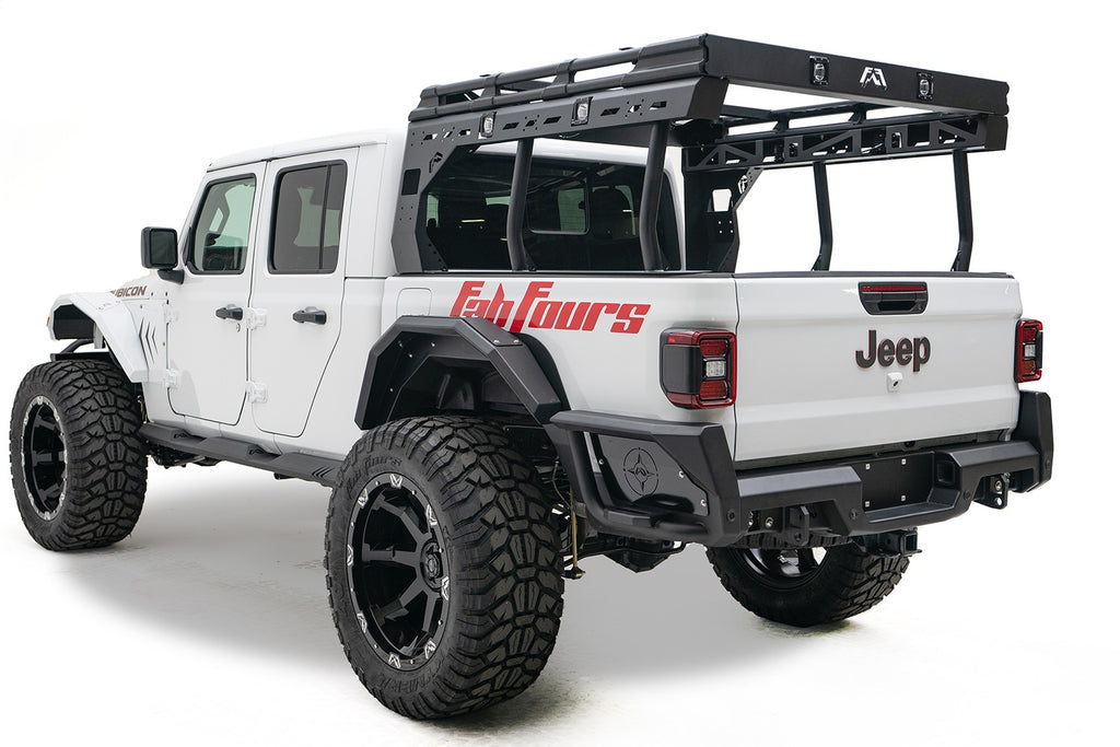 Fab Fours JT20-Y1950-B Rear Bumper Fits 20-24 Gladiator Pickup Gladiator