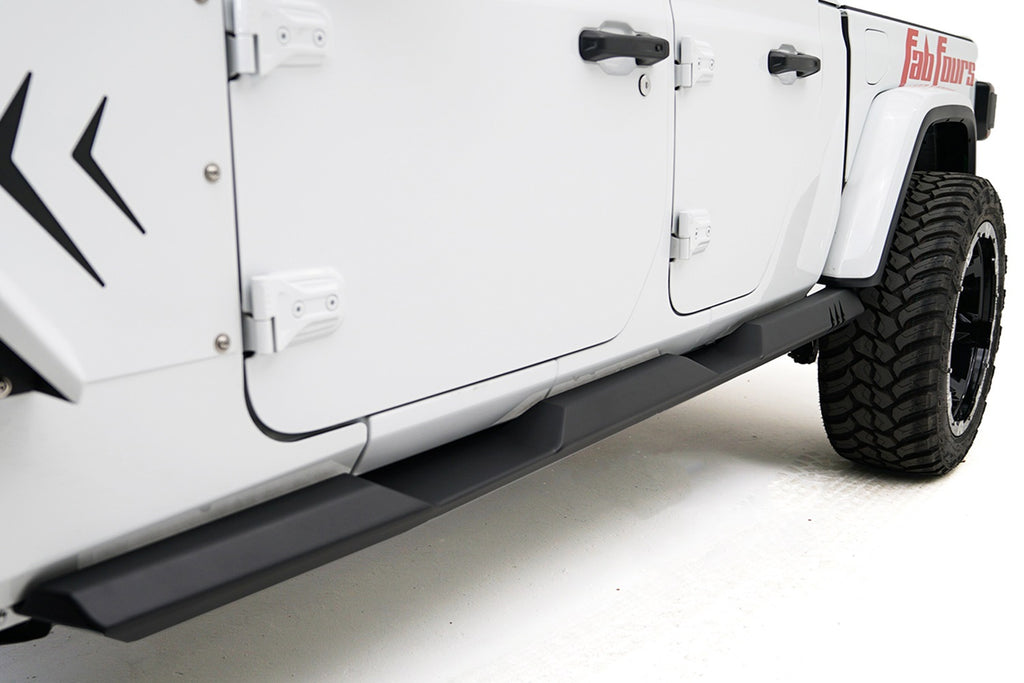 Fab Fours JT20-G1650-B Rock Slider Fits 20-24 Gladiator Pickup Gladiator
