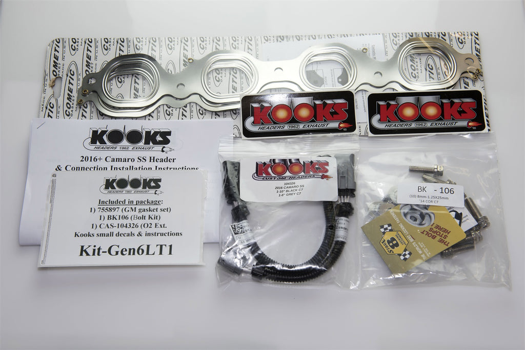 Kooks Custom Headers 2260H620 Stainless Steel Headers Fits 16-24 Camaro