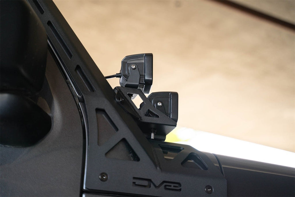 DV8 Offroad LBJL-11 A-Pillar Dual Light Pod Mounts