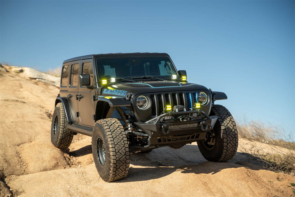 DV8 Offroad LBJL-12 Dual Light Pod Mounts Fits 21-25 Wrangler (JL)