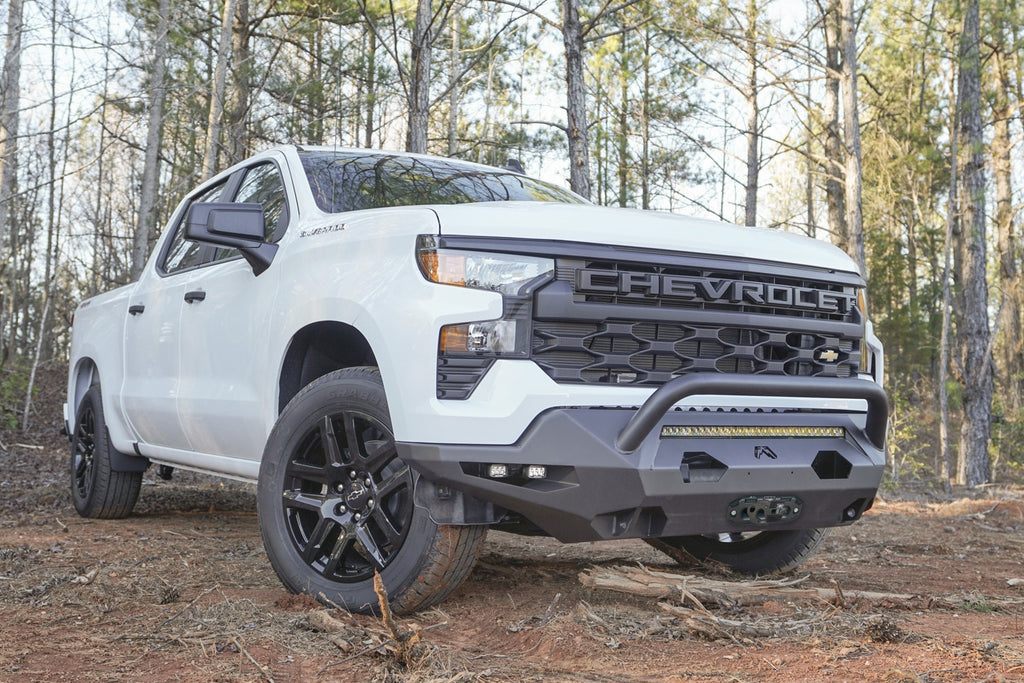 Fab Fours CS22-X5652-B Matrix Front Bumper Fits 22-24 Silverado 1500