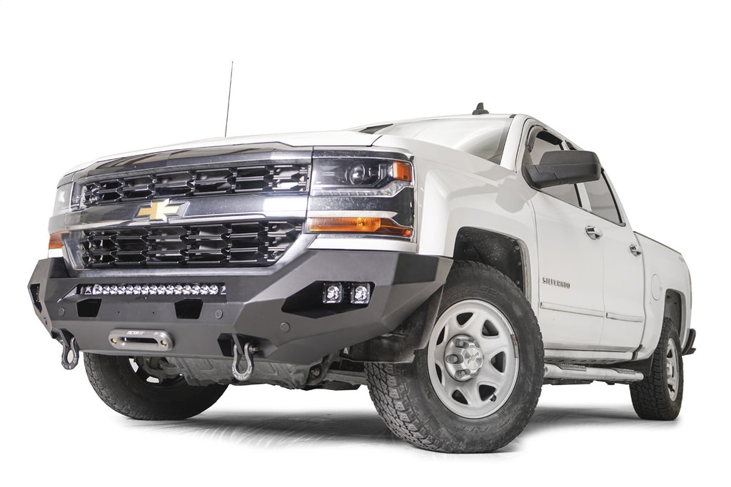 Fab Fours CS16-X4851-B Matrix Front Bumper Fits 16-18 Silverado 1500