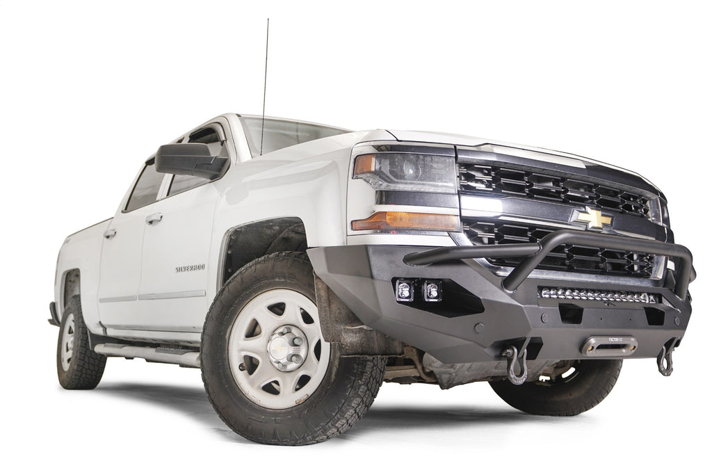 Fab Fours CS16-X4852-B Matrix Front Bumper Fits 16-18 Silverado 1500