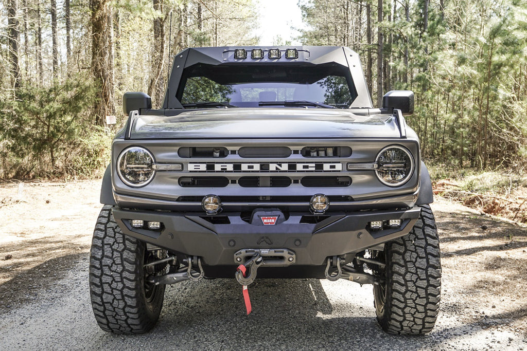 Fab Fours FB21-F5251-1 Lifestyle Winch Front Bumper Fits 21-24 Bronco