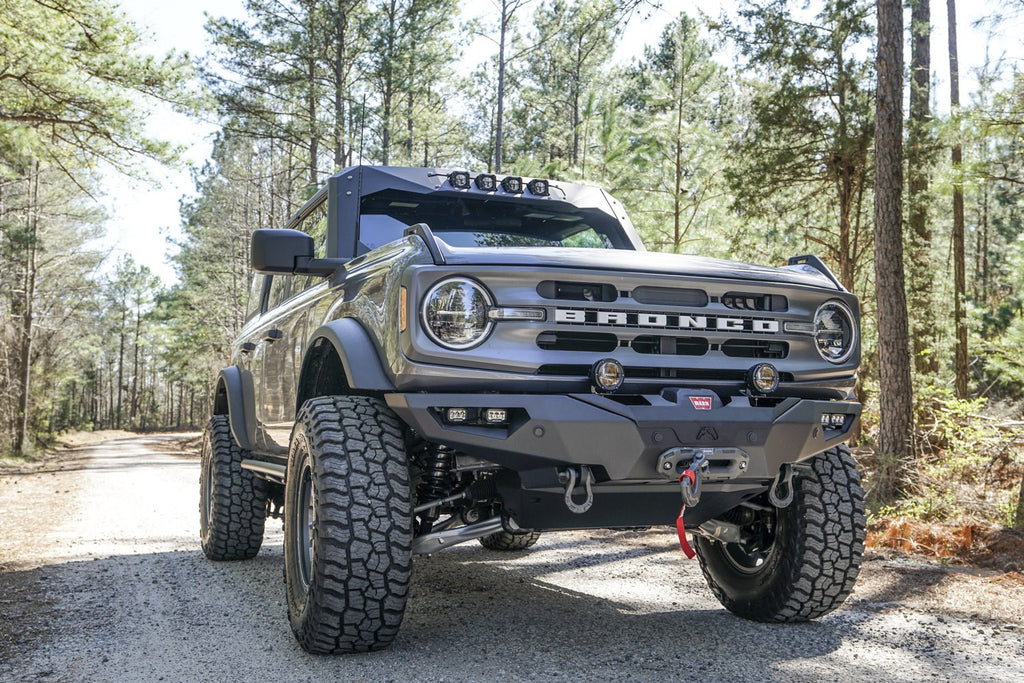 Fab Fours FB21-F5251-1 Lifestyle Winch Front Bumper Fits 21-24 Bronco
