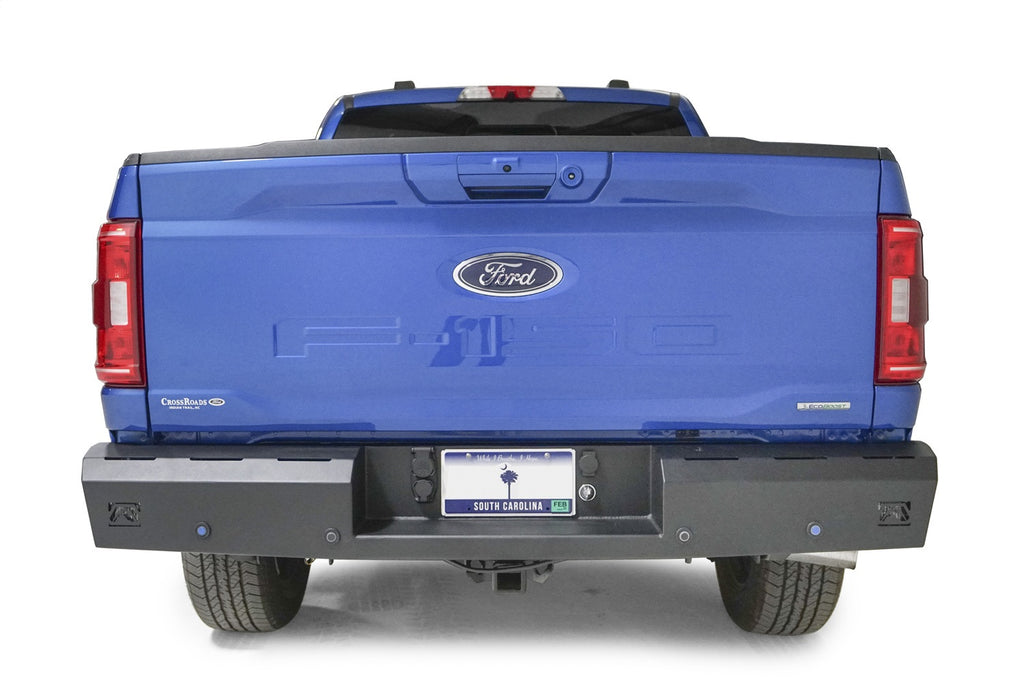 Fab Fours FF21-RT5150-1 Red Steel Rear Bumper Fits 21-23 F-150