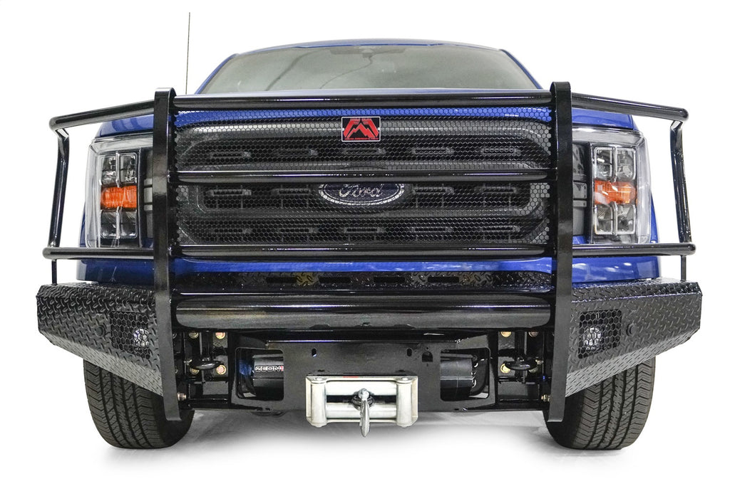 Fab Fours FF21-K5060-1 Black Steel Front Bumper Fits 21-23 F-150
