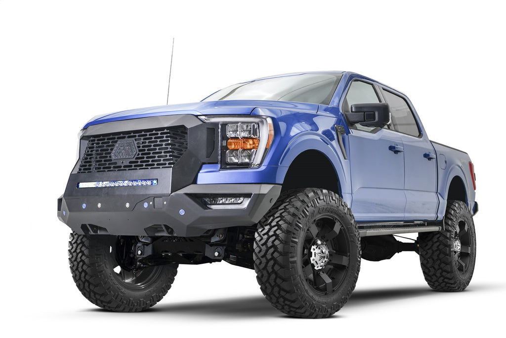 Fab Fours GR5000-B Grumper Front Bumper And Grille Fits 21-24 F-150