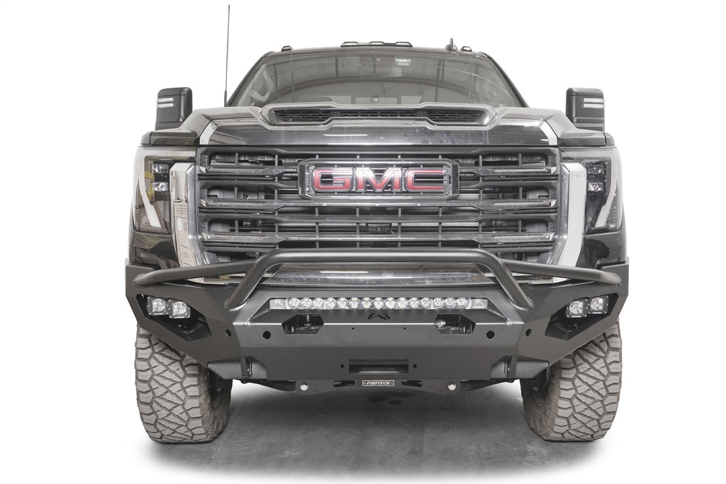Fab Fours GM24-X6252-1 Matrix Front Bumper Fits 24 Sierra 2500 HD Sierra 3500 HD