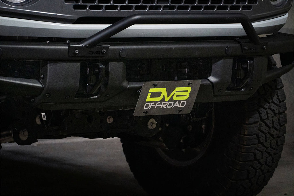 DV8 Offroad LPBR-01 License Plate Relocation Bracket Fits 21-22 Bronco