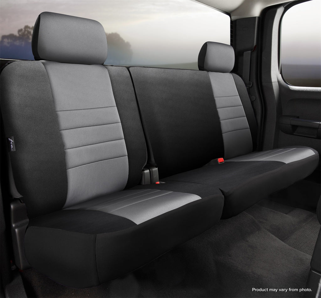 Fia NP92-37 GRAY Neo Neoprene Custom Fit Truck Seat Covers
