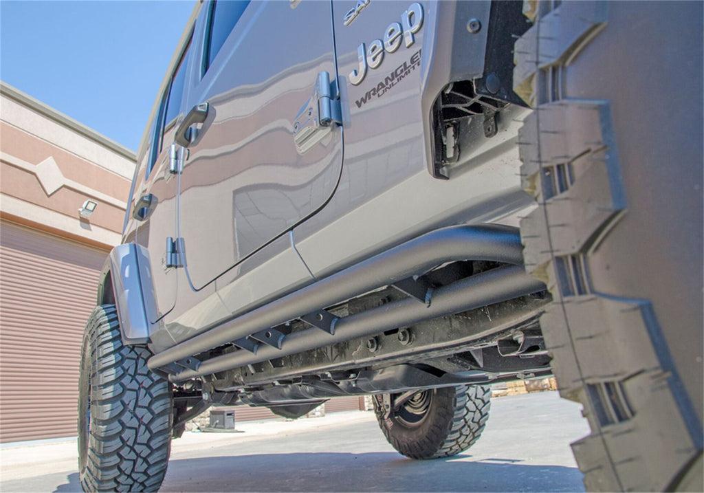 N-Fab J194TRKR RKR Rock Rails Cab Length Fits 20-24 Gladiator Pickup Gladiator