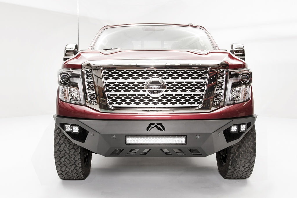 Fab Fours NT16-D3751-1 Vengeance Front Bumper Fits 16-20 TITAN TITAN XD
