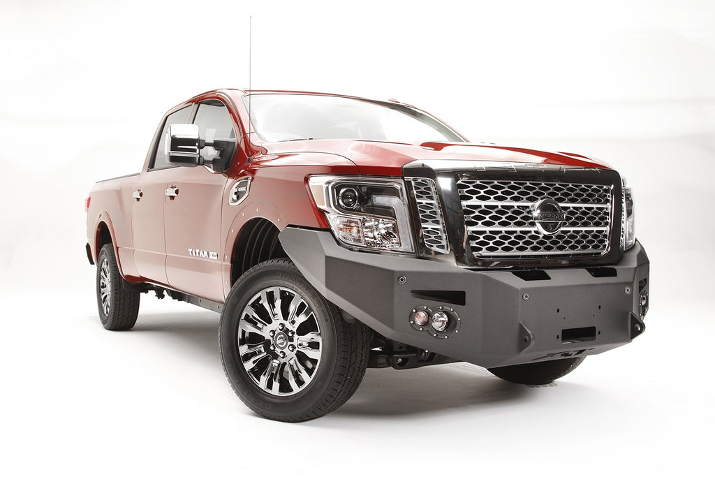 Fab Fours NT16-F3751-B Premium Winch Front Bumper Fits 16-20 TITAN TITAN XD