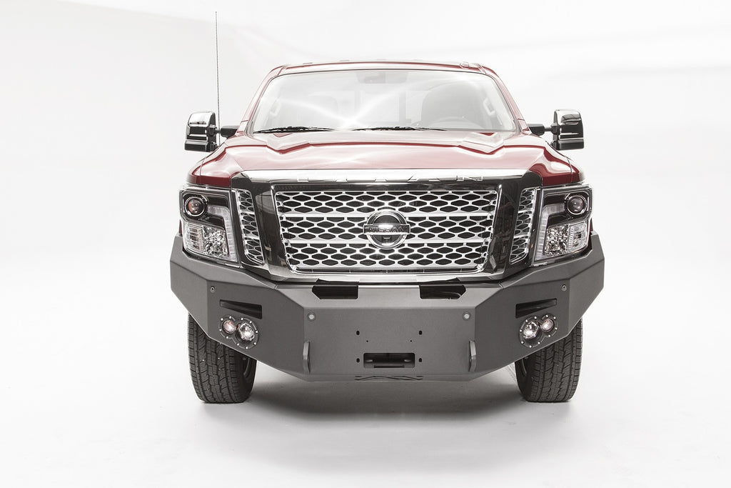 Fab Fours NT16-F3751-1 Premium Winch Front Bumper Fits 16-20 TITAN TITAN XD