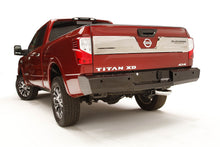 Load image into Gallery viewer, Fab Fours NT16-T3750-1 Black Steel Ranch Rear Bumper Fits 16-20 TITAN TITAN XD