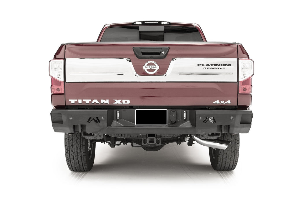 Fab Fours NT16-W3751-1 Premium Rear Bumper Fits 16-20 TITAN TITAN XD