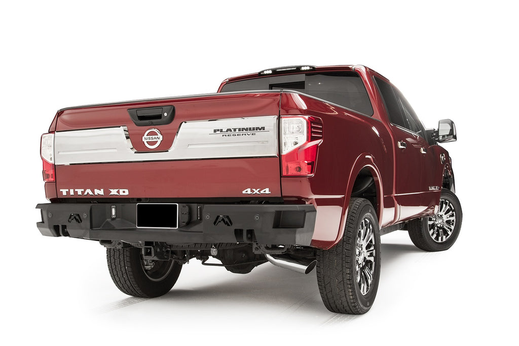 Fab Fours NT16-W3751-1 Premium Rear Bumper Fits 16-20 TITAN TITAN XD