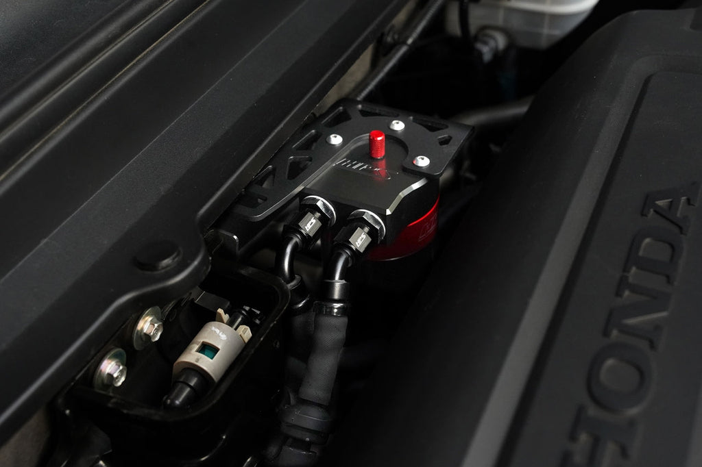 HPS OCC-001 Black Oil Catch Can Fits 18-22 Accord 2.0L Turbo