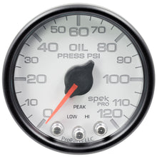 Load image into Gallery viewer, AutoMeter P32512 Spek-Pro Electric Oil Pressure Gauge