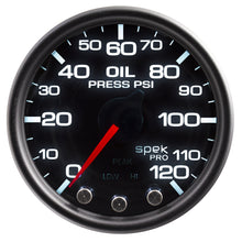 Load image into Gallery viewer, AutoMeter P32552 Spek-Pro Electric Oil Pressure Gauge