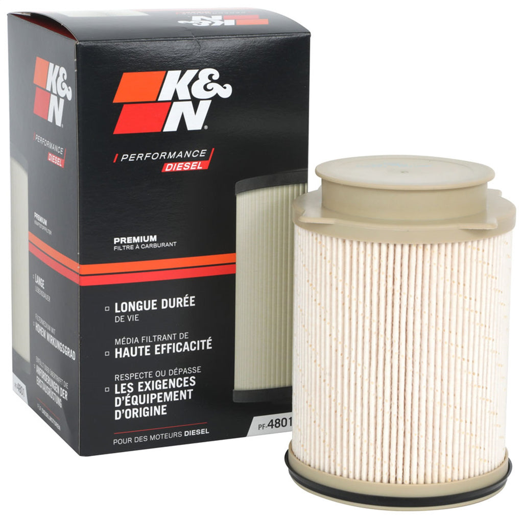 K&N Filters PF-4801 In-Line Gas Filter Fits 11-24 2500 3500 4500 5500