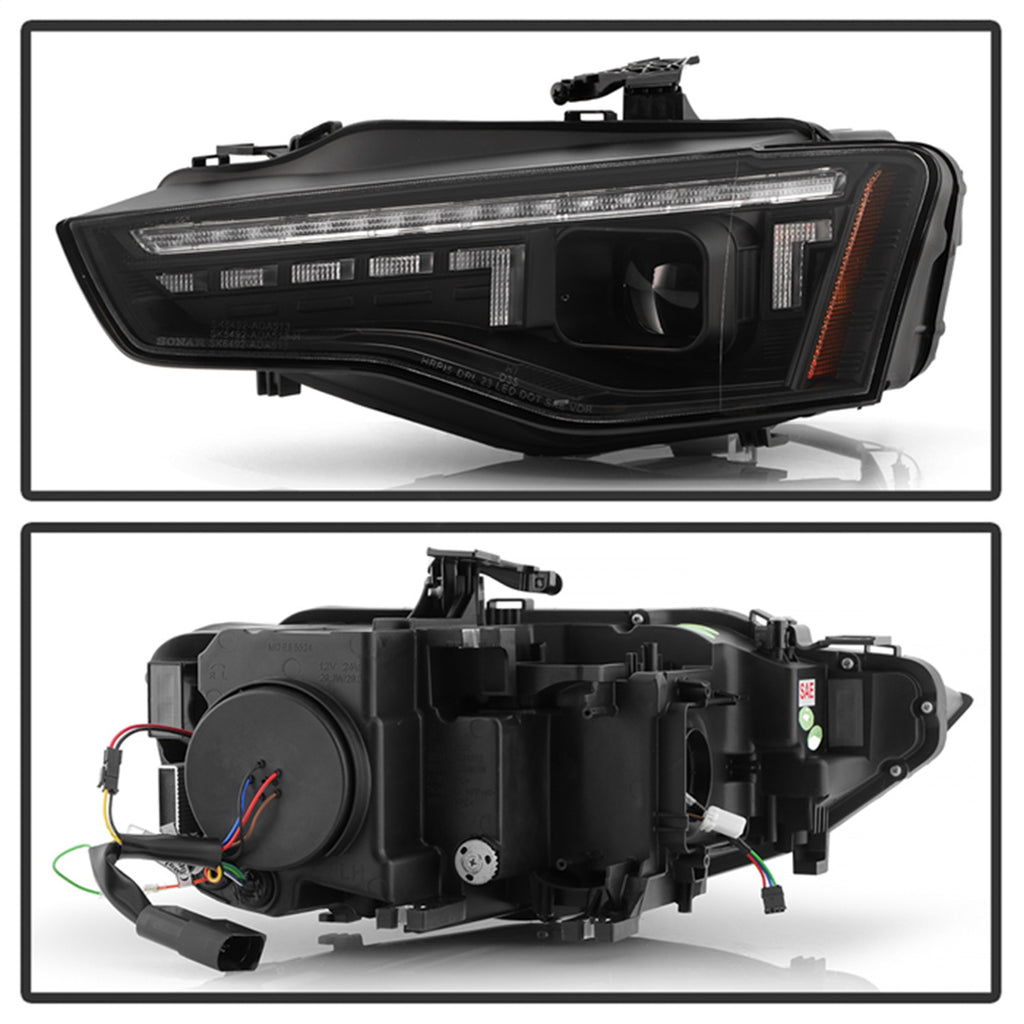 Spyder Auto 5088888 Projector Headlights Fits 13-17 A5 A5 Quattro