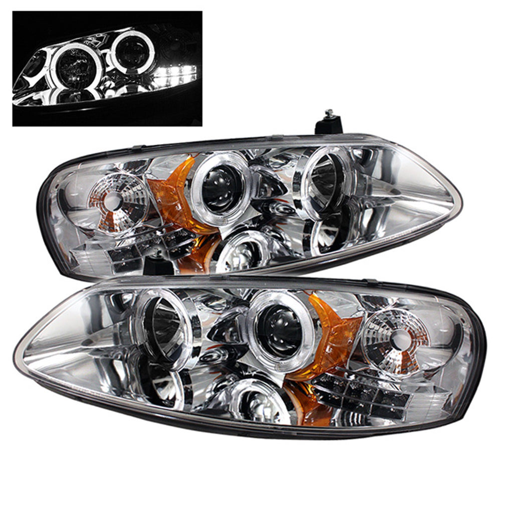 Spyder Auto 5009630 Halo Projector Headlights Fits 01-06 Sebring Stratus