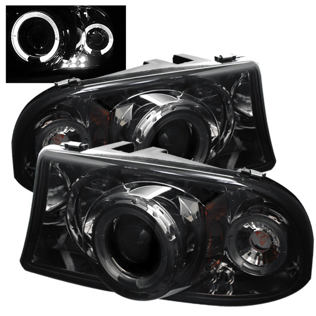 Spyder Auto 5009821 Halo Projector Headlights Fits 97-04 Dakota Durango