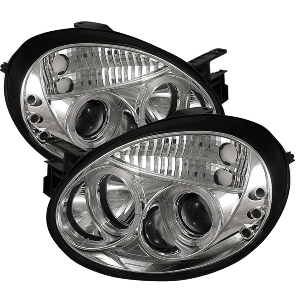 Spyder Auto 5009937 Halo LED Projector Headlights Fits 03-05 Neon