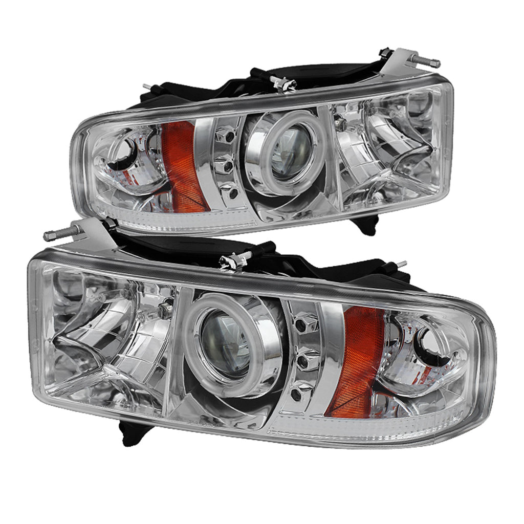 Spyder Auto 5069740 CCFL LED Projector Headlights Fits 99-01 Ram 1500