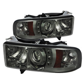 Spyder Auto 5069757 CCFL LED Projector Headlights Fits 99-01 Ram 1500