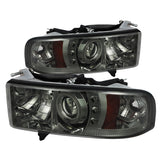 Spyder Auto 5069757 CCFL LED Projector Headlights Fits 99-01 Ram 1500