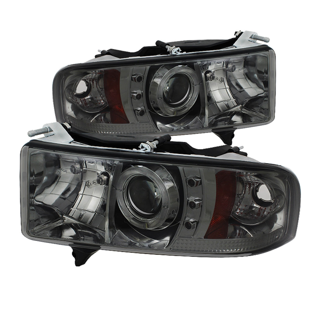 Spyder Auto 5069788 Halo LED Projector Headlights Fits 99-01 Ram 1500