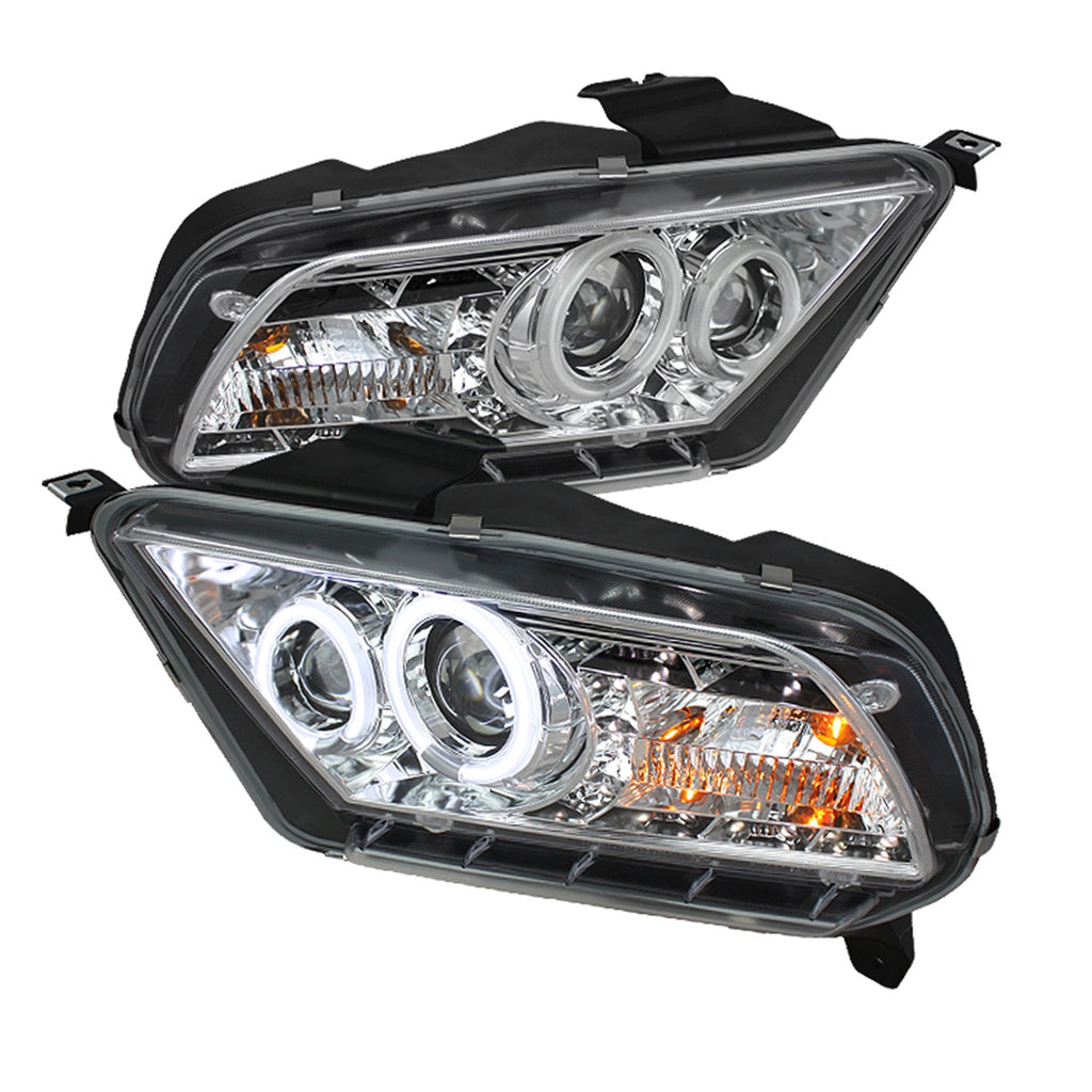 Spyder Auto 5039347 CCFL DRL LED Projector Headlights Fits 10-13 Mustang