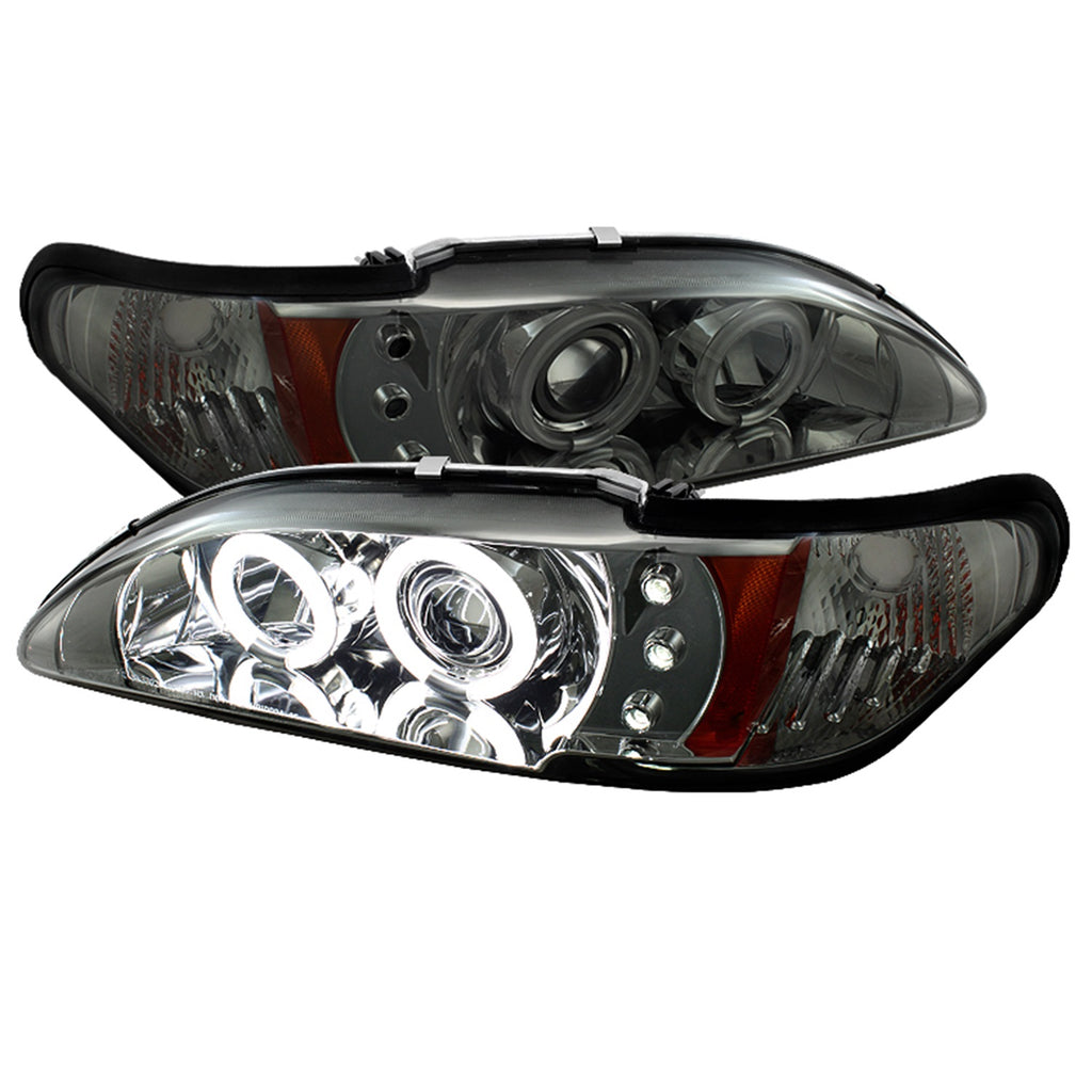 Spyder Auto 5042040 CCFL LED Projector Headlights Fits 94-98 Mustang