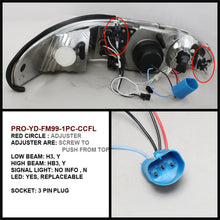Load image into Gallery viewer, Spyder Auto 5010438 CCFL LED Projector Headlights Fits 94-98 Mustang