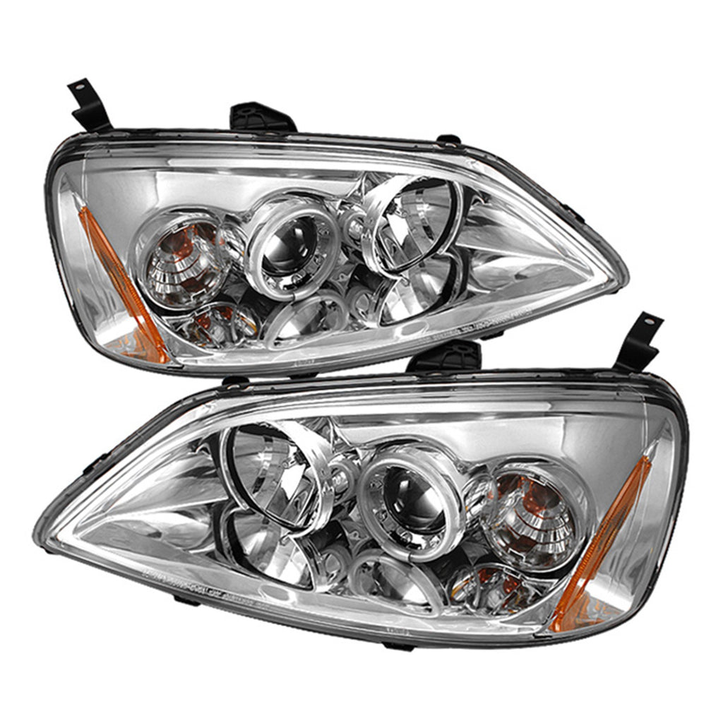 Spyder Auto 5029782 CCFL Halo Projector Headlights Fits 01-03 Civic