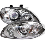 Spyder Auto 5010919 Halo Projector Headlights Fits 96-98 Civic